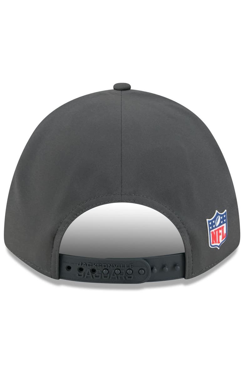 New Era Men's New Era Charcoal Jacksonville Jaguars 2025 Sideline Cold Weather 9FORTY M-Crown Adjustable Hat, Alternate, color, Charcoal