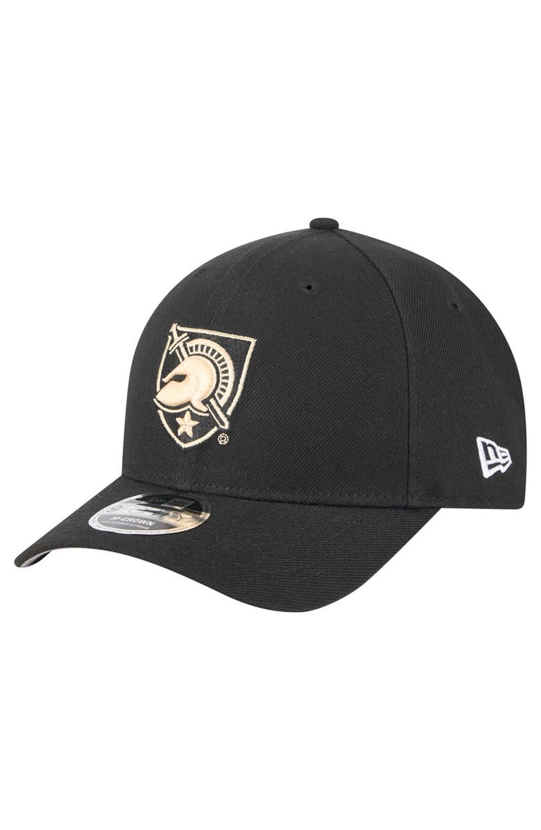 New Era Men's New Era Black Army Black Knights Team Collective 9FORTY M-Crown Adjustable Hat, Main, color, 