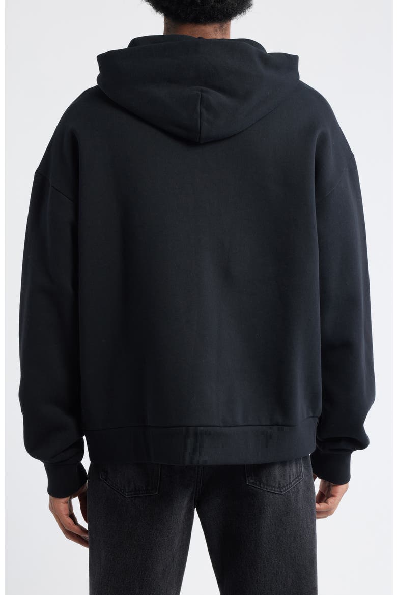 Hee Haw Bear Cotton Graphic Hoodie, Alternate, color, JET-BLACK