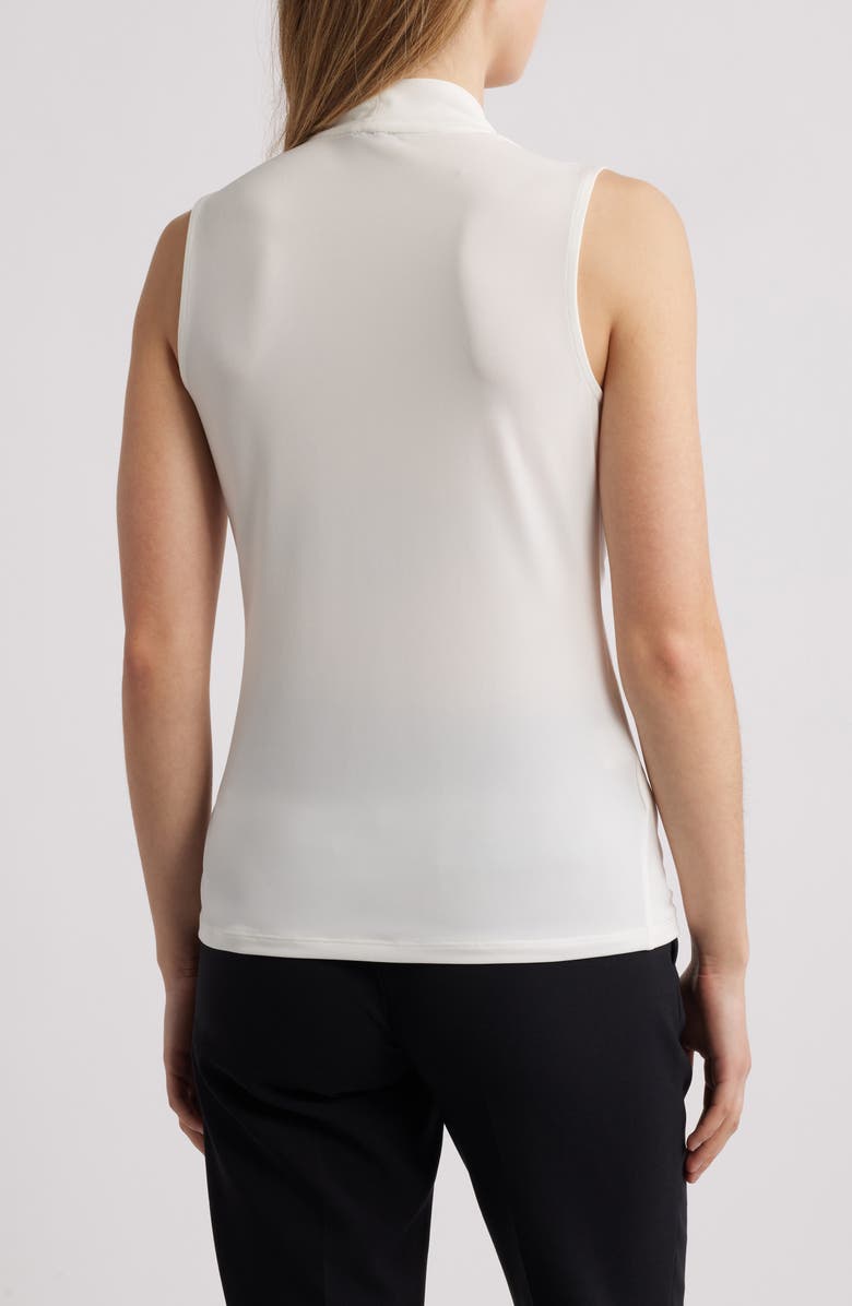 Anne Klein Shirred Faux Wrap Top, Alternate, color,