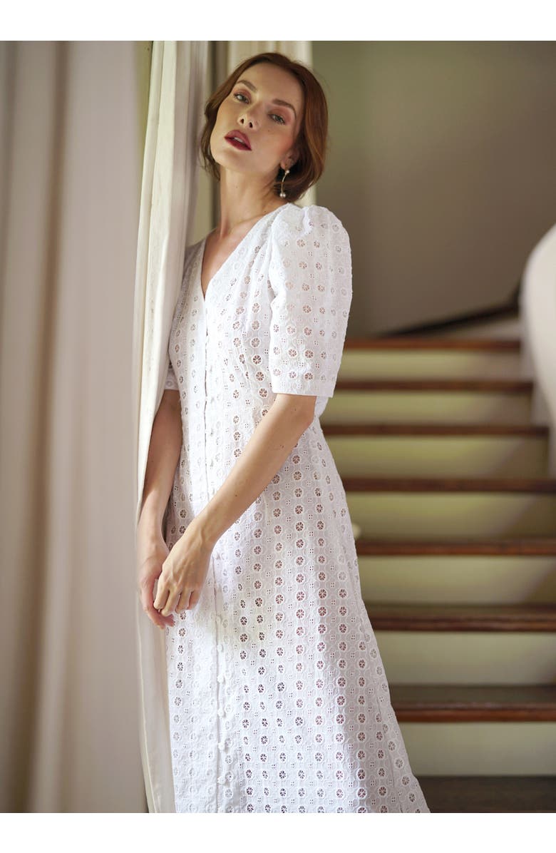 BRUNNA.CO The Olympia Embroidery Dress, Alternate, color,