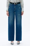 Bayeas High Waist Relaxed Straight Leg Jeans