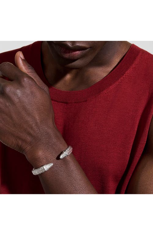 John Hardy Spear 50 Flex Cuff In Silver