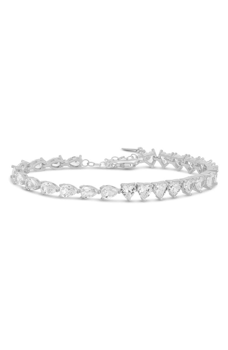 SHYMI Tennis Bracelet, Main, color, Silver