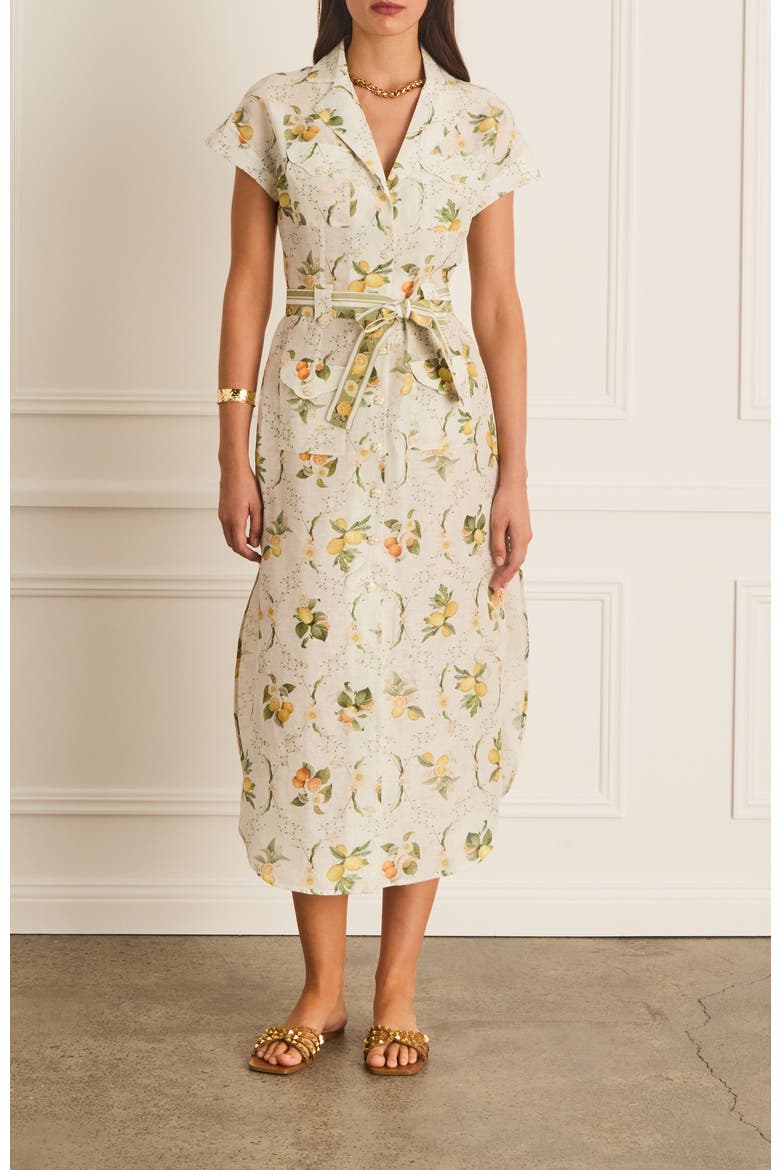 Button Up Camilla Dress, Main, color, White