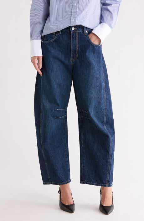 TWP High Waist Barrel Leg Jeans