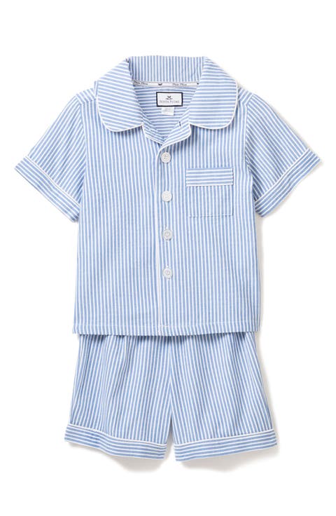 Kids' Seersucker Stripe Short Two-Piece Pajamas (Toddler, Little Kid & Big Kid)
