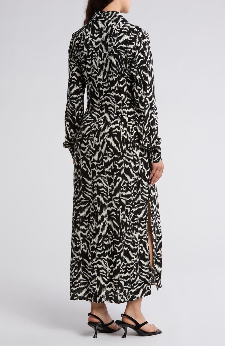 Lovestitch Print Long Sleeve Shirtdress, Alternate, color,