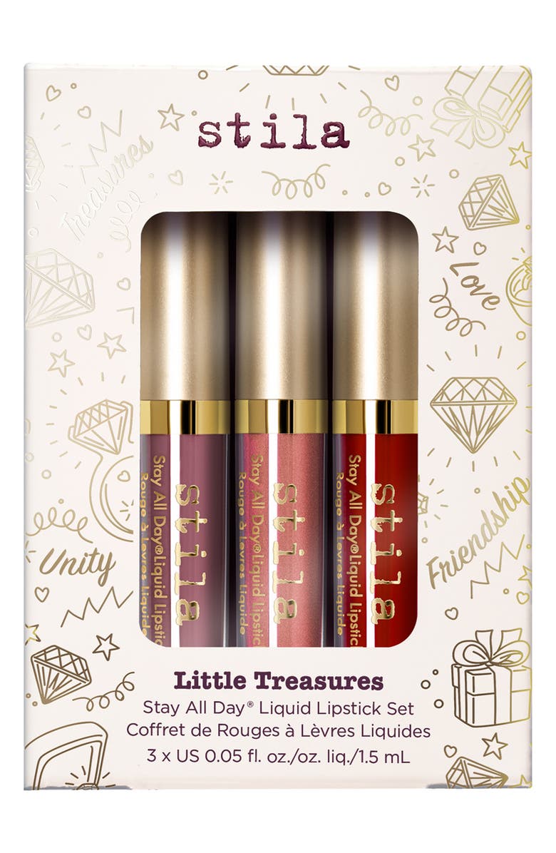 Stila Little Treastures Stay All Day<sup>®</sup> Liquid Lipstick Set USD $36 Value, Alternate, color,