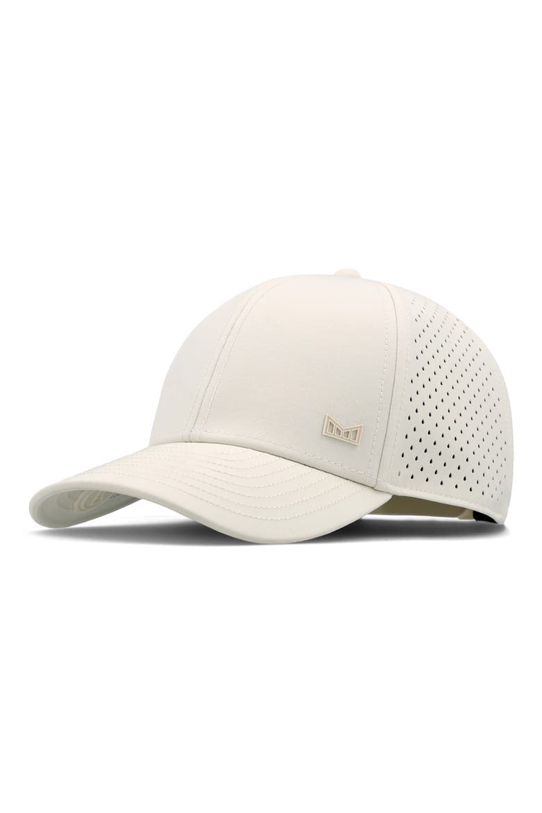 A-Game Icon Hydro Performance Snapback Hat, Main, color, EGRET