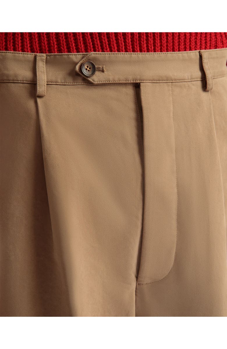 Bally Pants in Cotton, Alternate, color, Natural