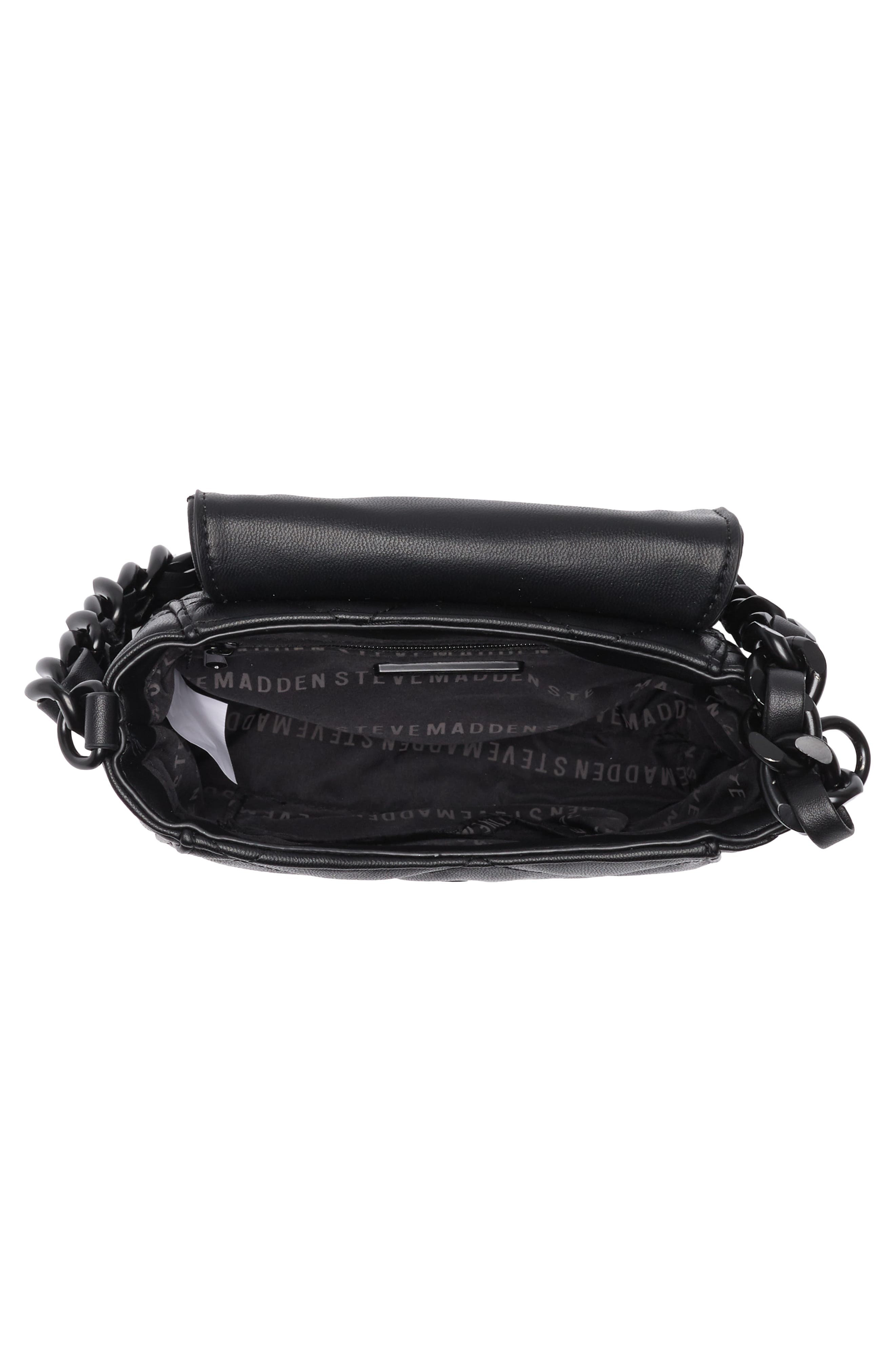 Steve Madden Quilted Crossbody Bag, Alternate, color, 