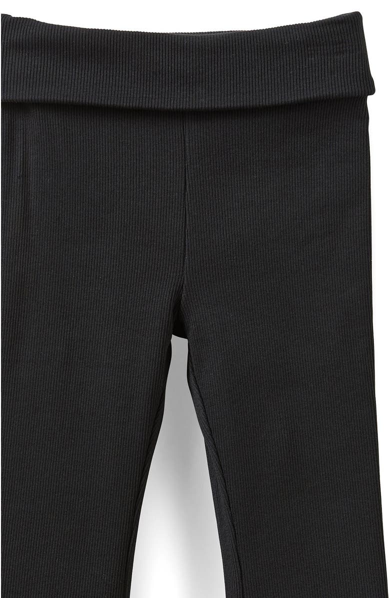 Cotton On Kids Kid's Francine Roll Over Flare Pant, Alternate, color, Black