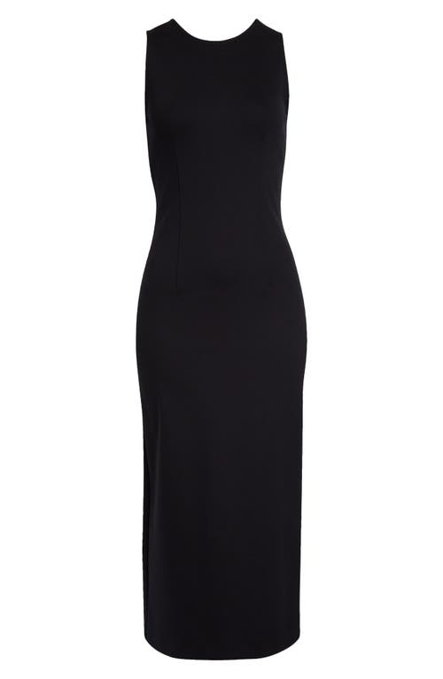 Max Mara Sevres Sleeveless Jersey Midi Dress In Black