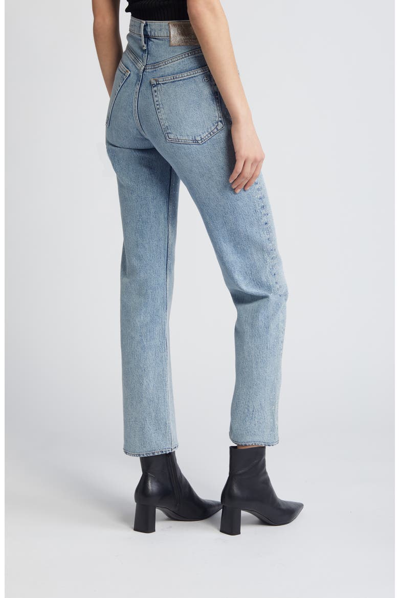 Harlow Ankle Straight Leg Jeans, Alternate, color, LYRAWJEWEL