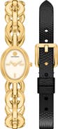 Tory Burch The Small Oval Watch Gift Set, 18mm x 23mm