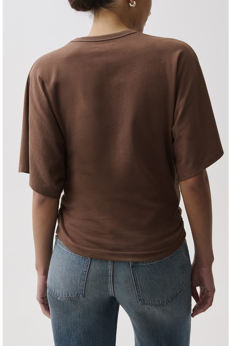 Veronica Drop Shoulder Cotton T-Shirt, Alternate, color, LINDT