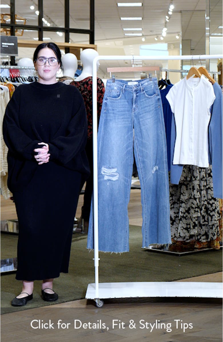 Ripped Supersoft Wide Leg Jeans, sales video thumbnail