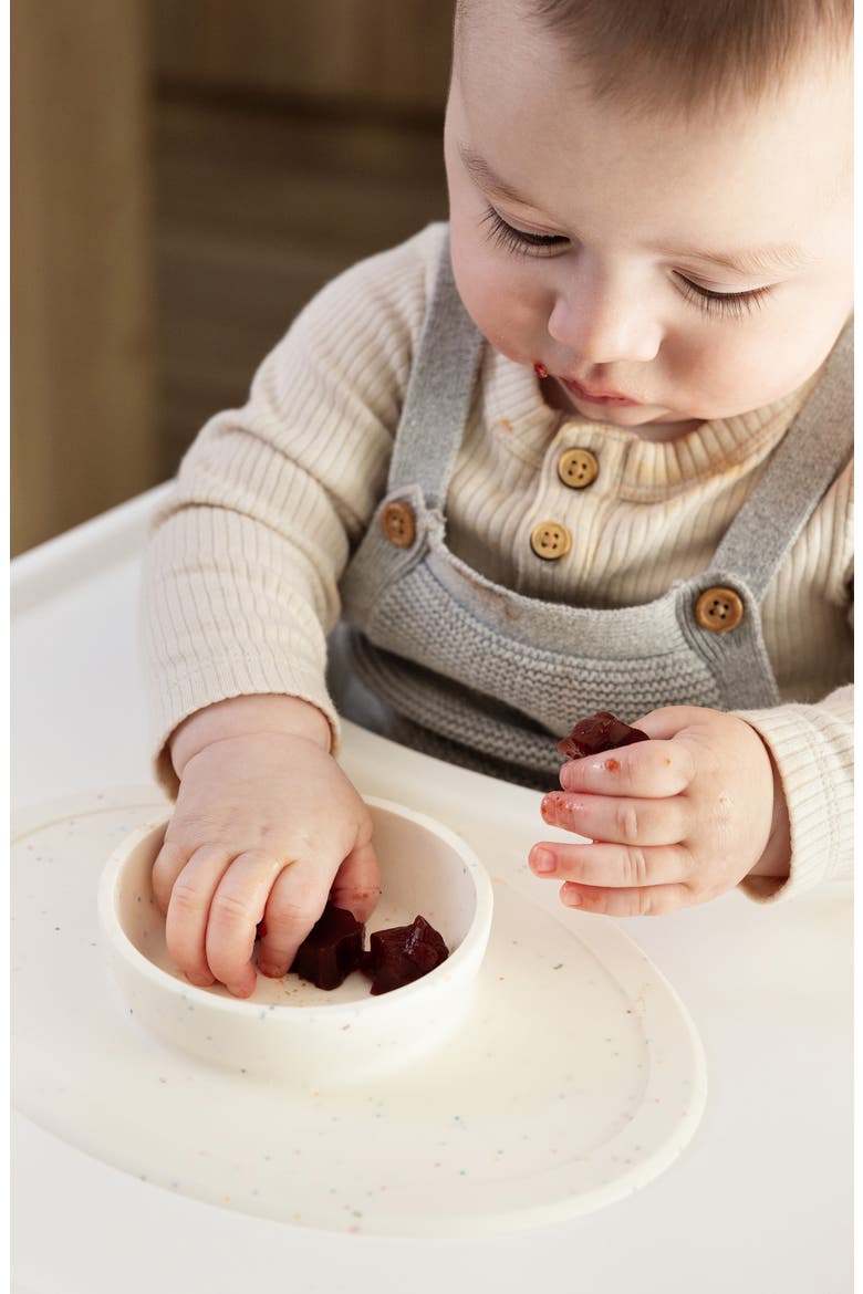 First Foods Baby-led™ Spoons, Suction Bowl & Cup Set (Nordstrom Exclusive), Alternate, color, CONFETTI (EXCLUSIVE)