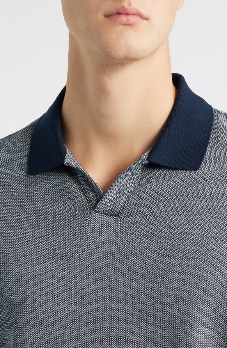 Emporio Armani Johnny Collar Polo, Alternate, color, Navy