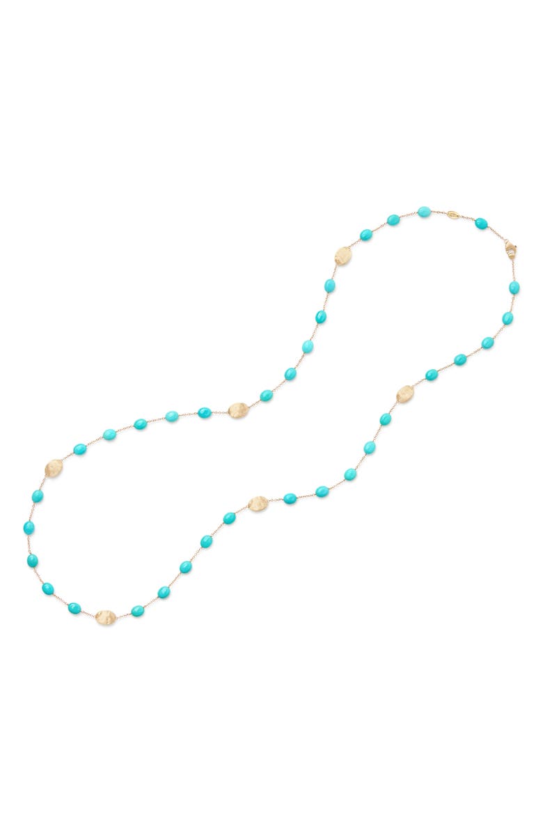 Marco Bicego Siviglia Turquoise Long Station Necklace, Alternate, color,