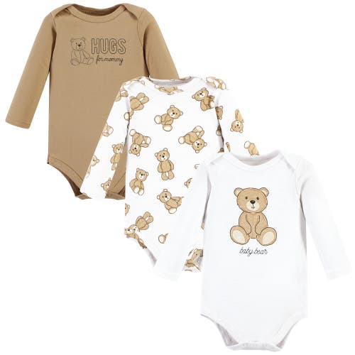 Hudson Baby Everyday Long-sleeve Cotton All-in-ones In Multi