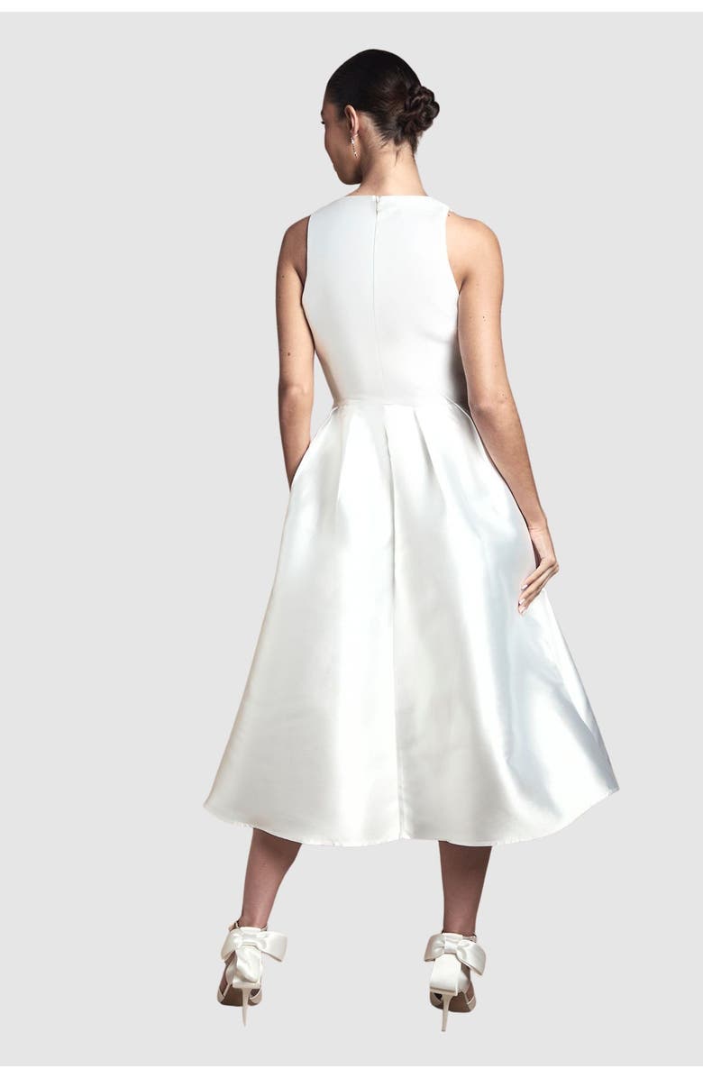 Coast Midi Wedding Dress With Pockets, Alternate, color, Ivory