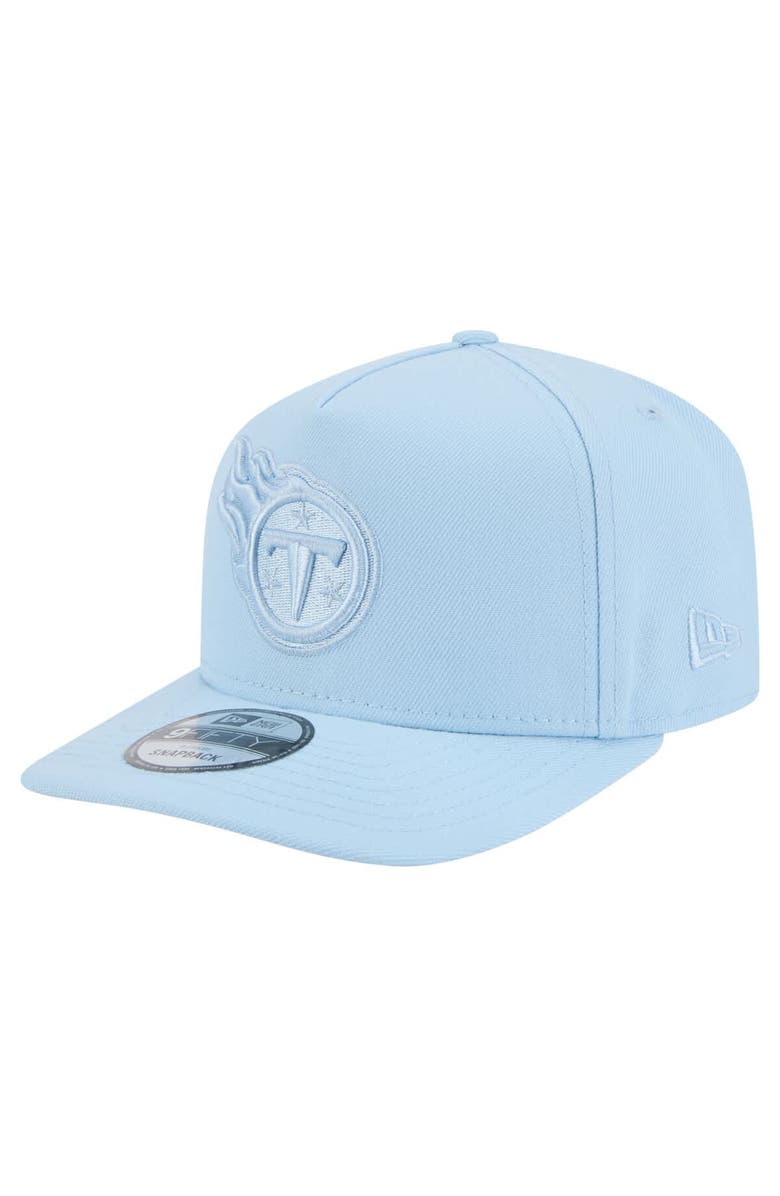 New Era Men's New Era Light Blue Tennessee Titans Color Pack 9FIFTY Snapback Hat, Main, color, 