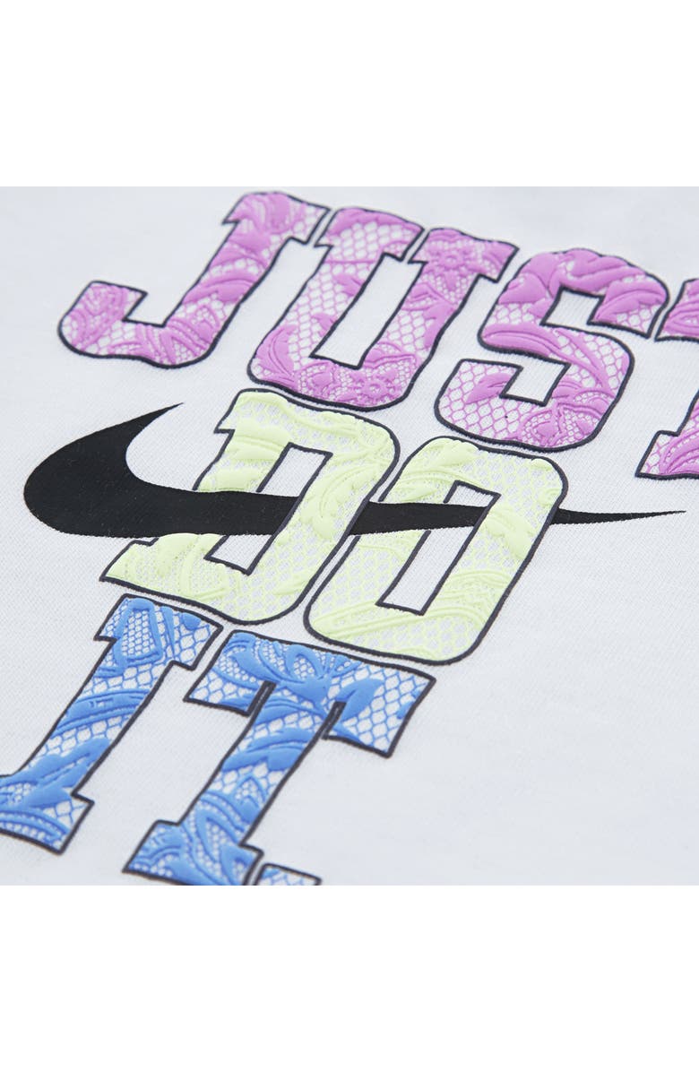 Nike Lace It Up T-Shirt & Bike Shorts Set, Alternate, color, 
