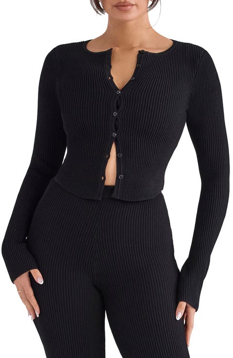 Sylvia Ribbed Cardigan