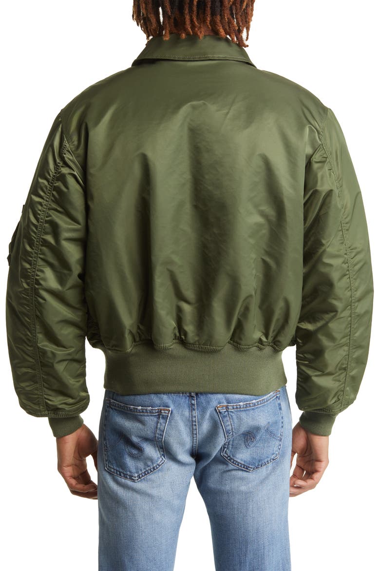 CWU 45/P Bomber Jacket, Alternate, color, SAGE