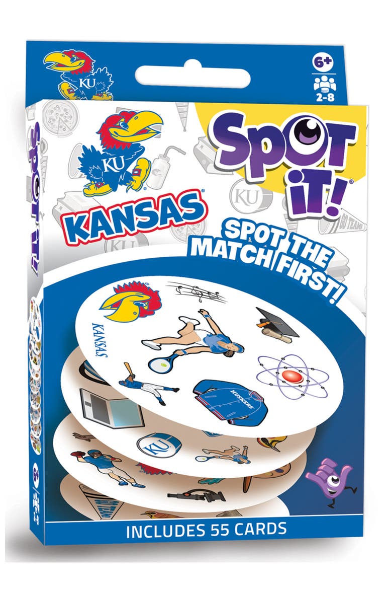 Kansas Jayhawks Spot It! Card Game, Main, color, Multicolor
