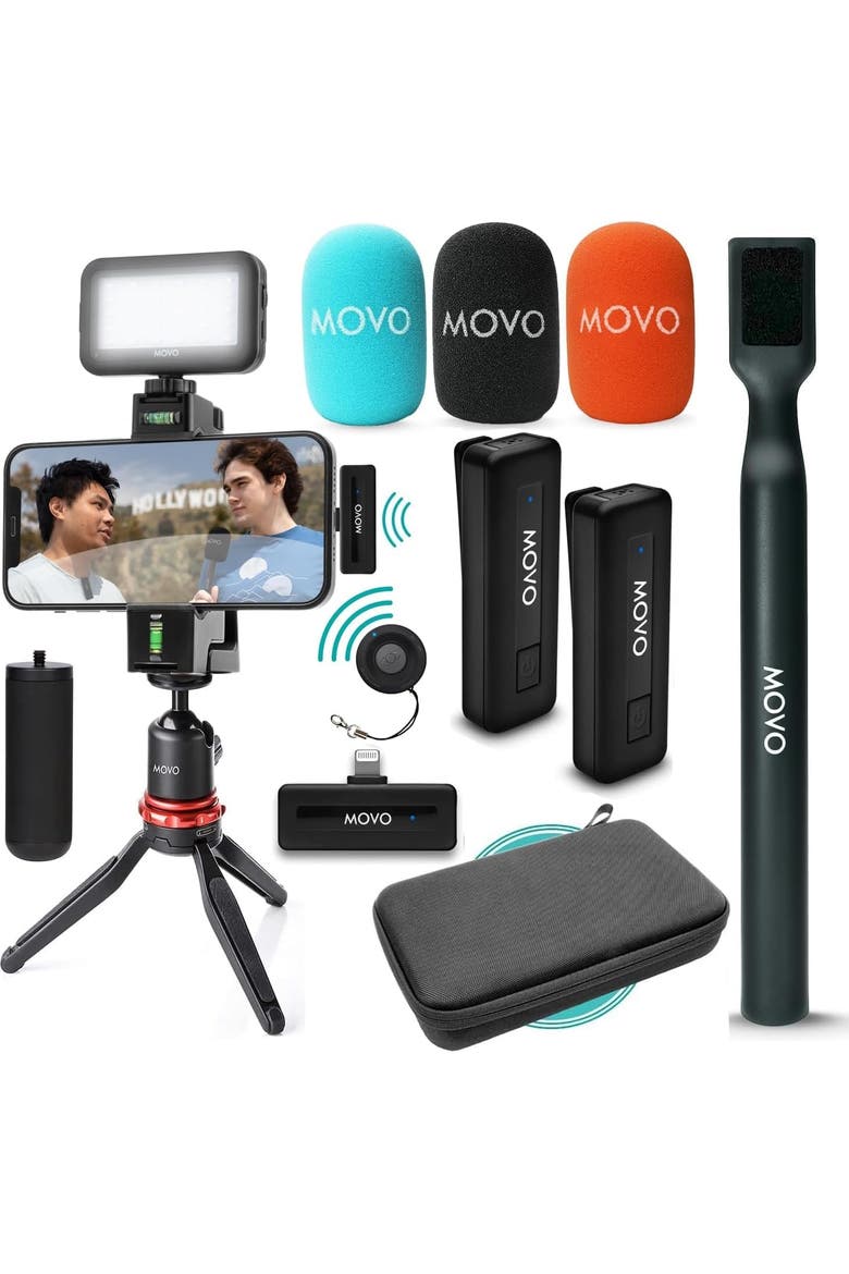 iVlogger Wireless Vlogging Kit for iPhone, Main, color, Black
