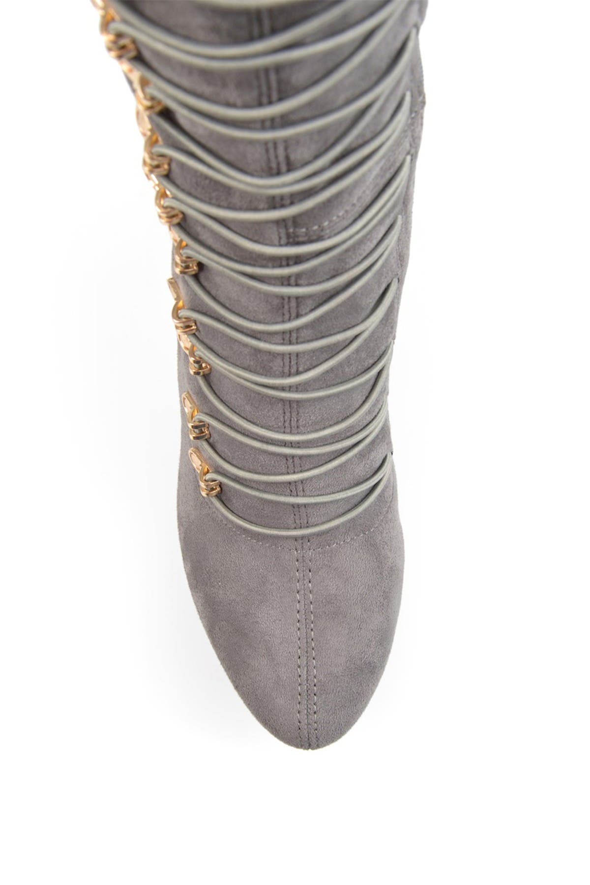 JOURNEE Trill Over-the-Knee Lace-Up Boot - Wide Calf (Women ...