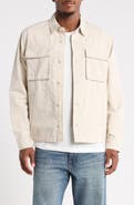 Lucky Brand Utility Cotton Canvas Overshirt