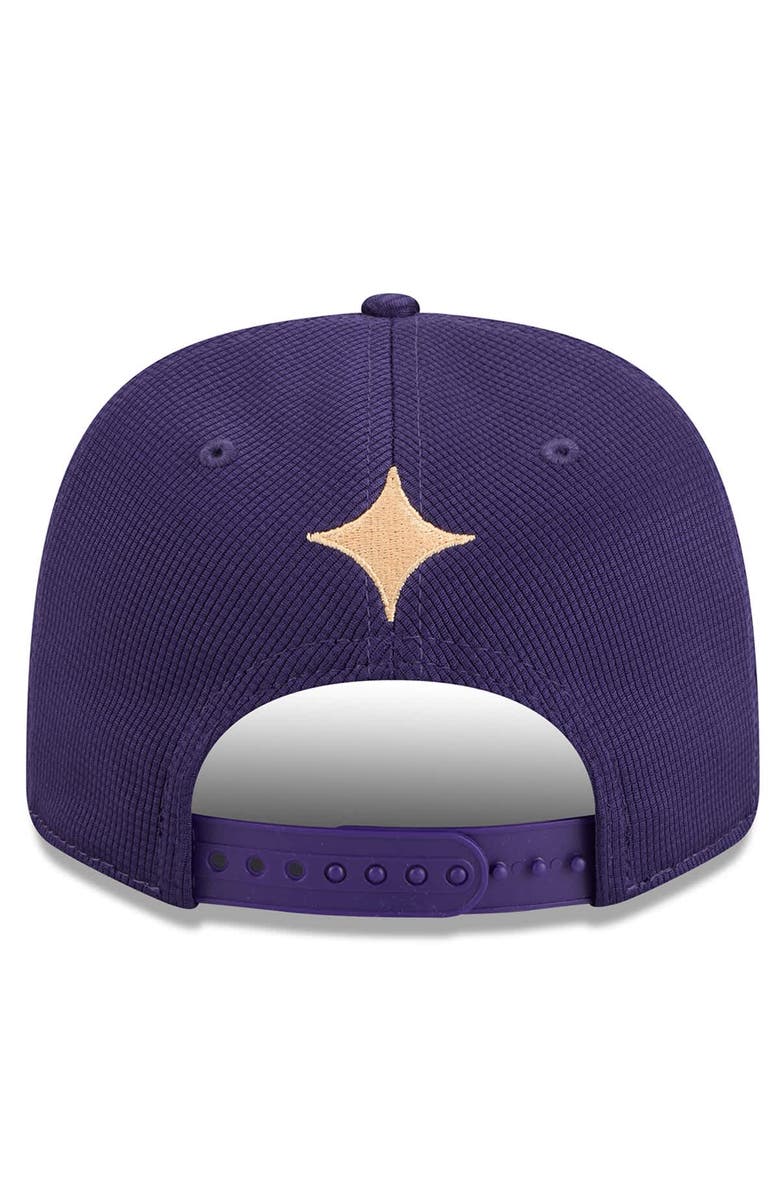 New Era Men's New Era  Purple LA Galaxy 2025 Jersey Hook 9SEVENTY Stretch-Snap Hat, Alternate, color, 