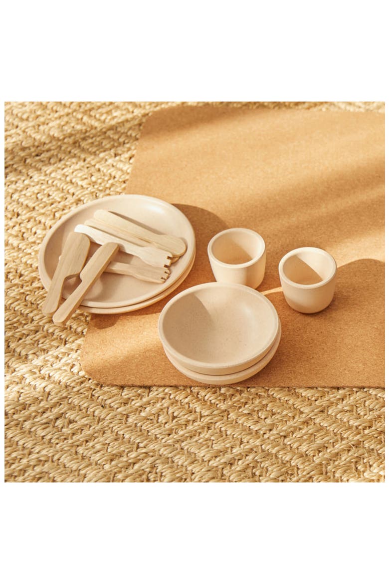 Wooden Tableware Playset, Alternate, color, NATURAL
