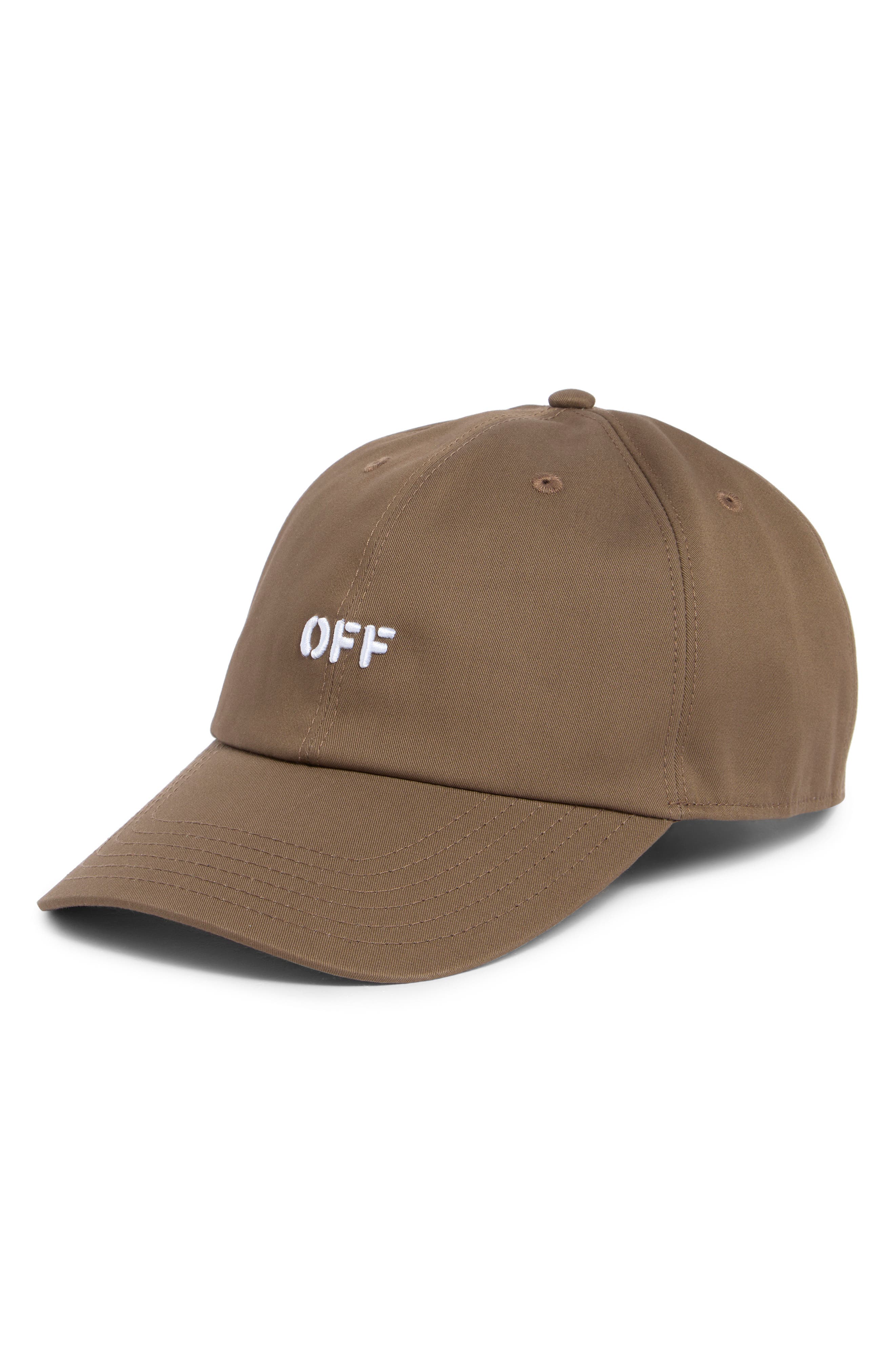 Off Stamp Cotton Twill Baseball Cap