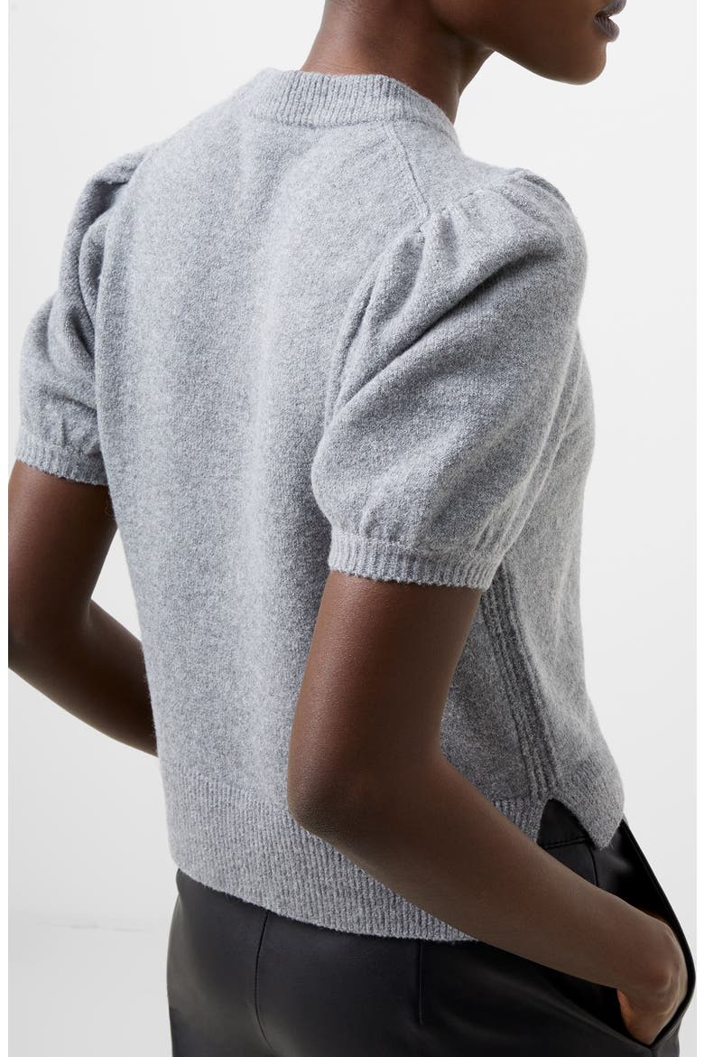Vhari Short Sleeve Sweater, Alternate, color, MEDIUM GREY MELANGE