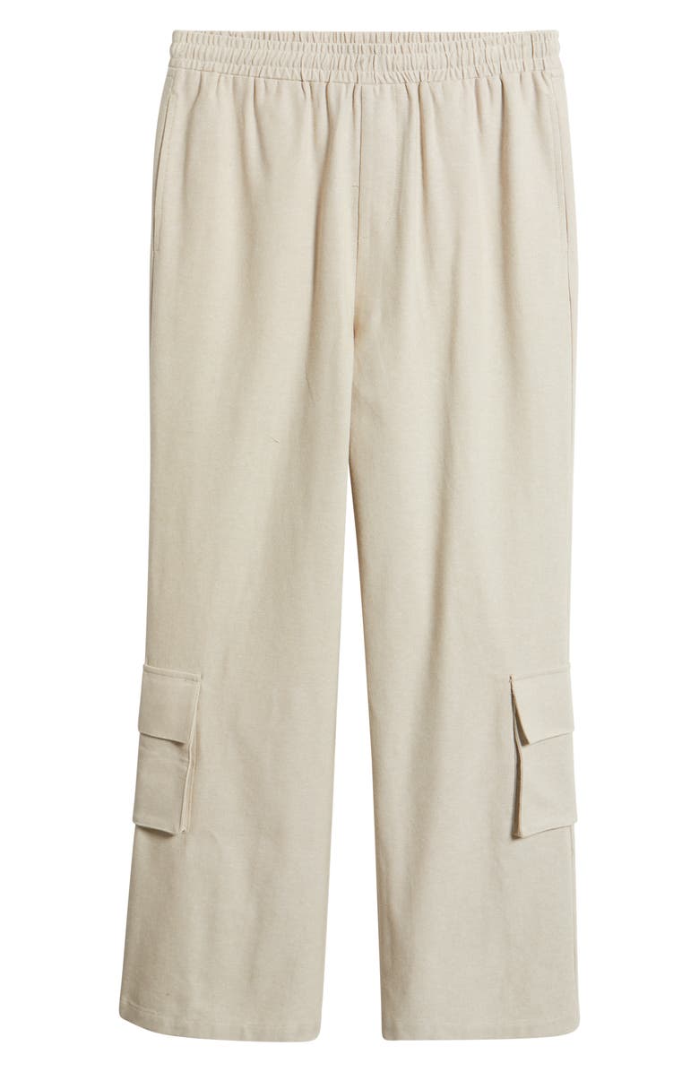 KROST Breezy Wide Leg Cotton Canvas Cargo Pants, Alternate, color, 