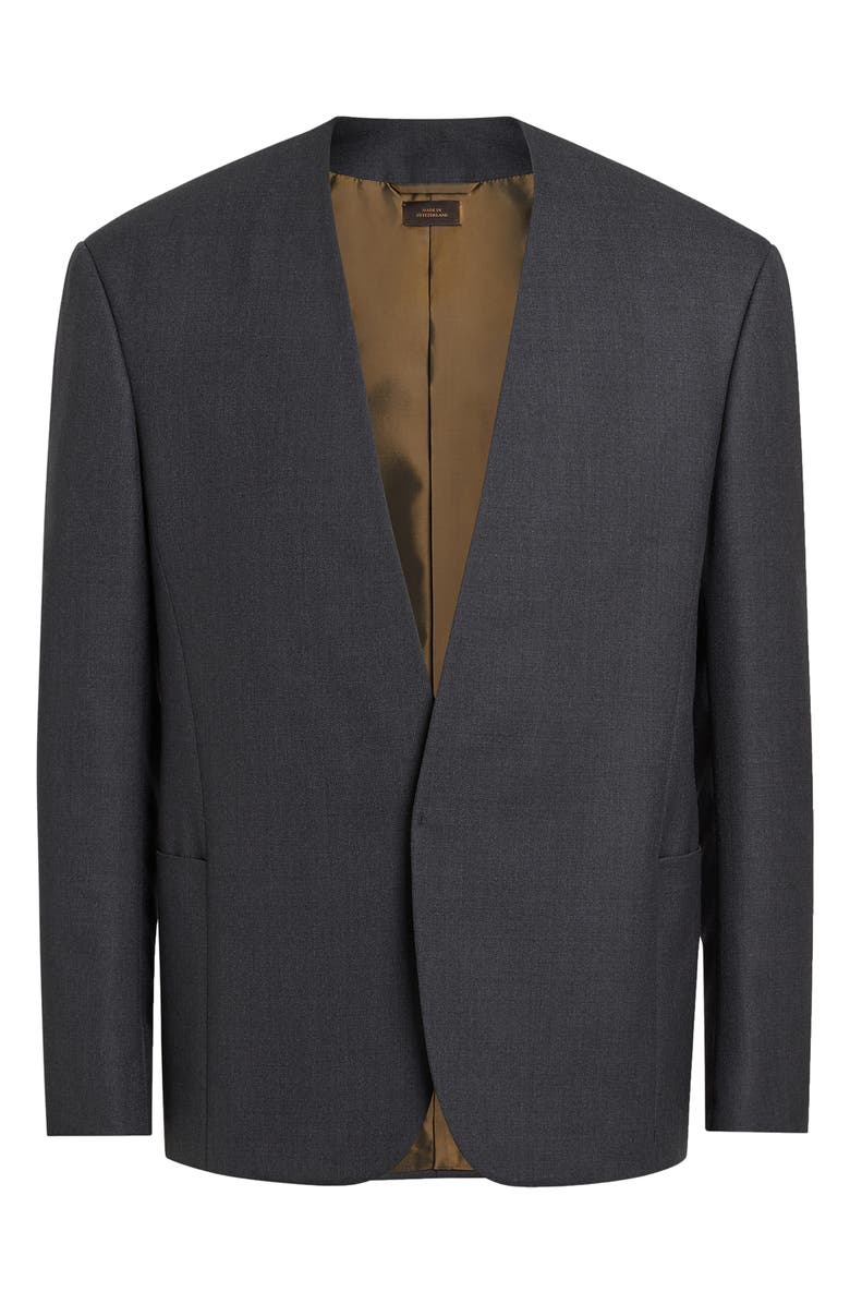 Fear of God x Ermenegildo Zegna Fear of God x Zegna Single Breasted Wool Jacket, Alternate, color, 