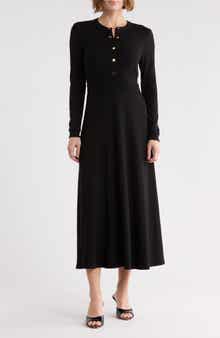 Ashton Button Front Midi Dress