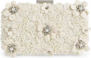 Olga Berg Beth Bead & Crystal Clutch