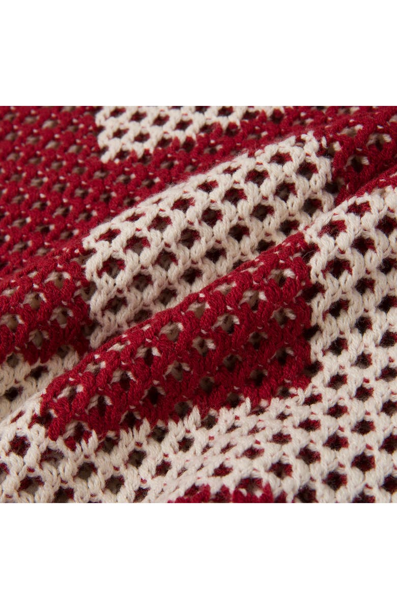 HONOR THE GIFT Crochet Short Sleeve Button-Up Shirt, Alternate, color,