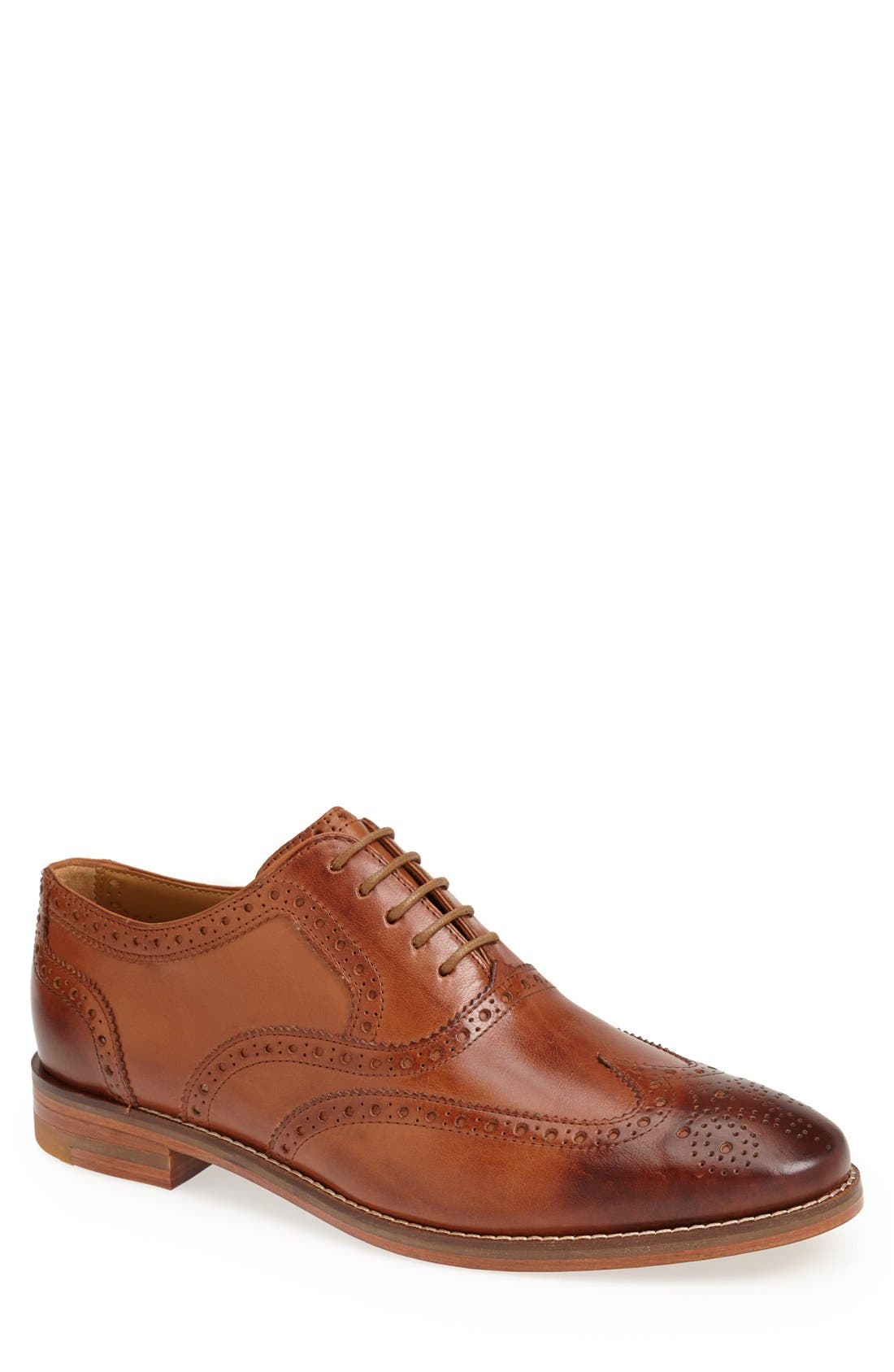 'Cambridge' Wingtip, Main, color, BRITISH TAN LEATHER