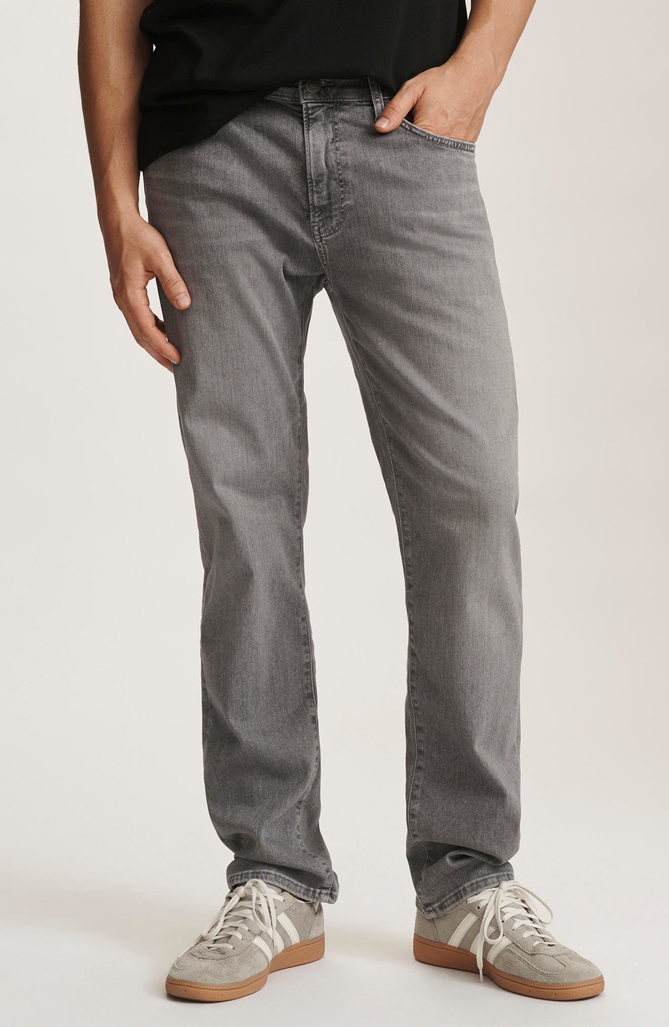 Mavi Jeans Zach Straight Leg Stretch Jeans In Brown