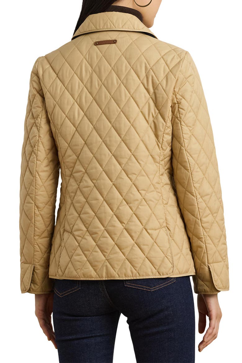 Diamond Quilted Jacket, Alternate, color, SAND