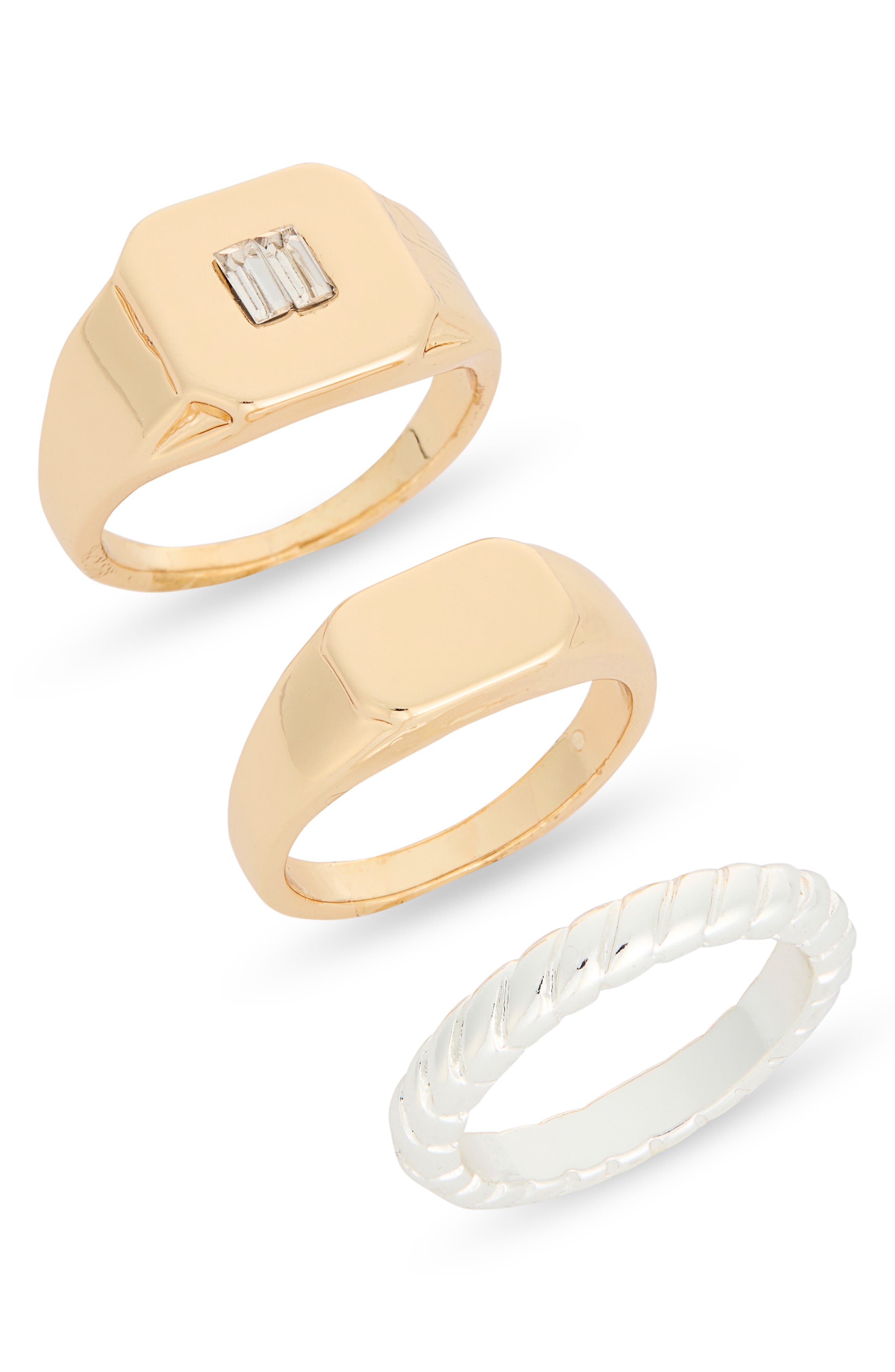 Set of 3 Assorted Rings