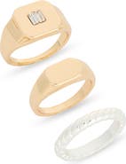 Leith Set of 3 Assorted Rings