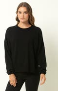 Single Stitch Relaxed Crew Neck Sweater